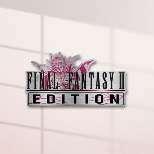 Final Fantasy II Edition Laser Engraved or 3D Inlayed Car Name Badge - Image 6