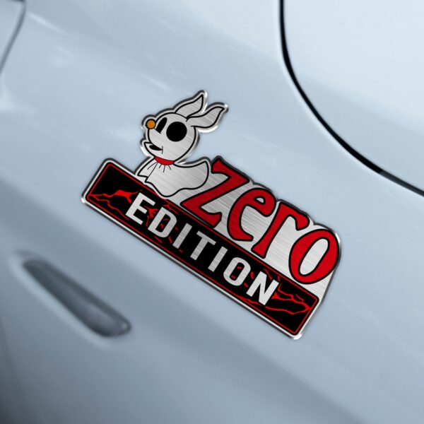 Personalized Zero Edition Laser Engraved or 3D Inlayed Car Name Badge - Image 2
