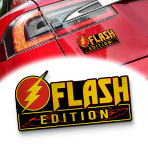 Flash Edition Laser Engraved Car Name Badge