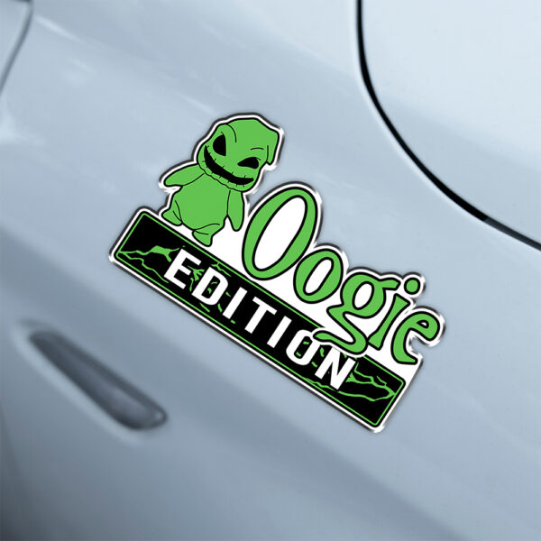 Personalized Oogie Edition Laser Engraved or 3D Inlayed Car Name Badge - Image 2