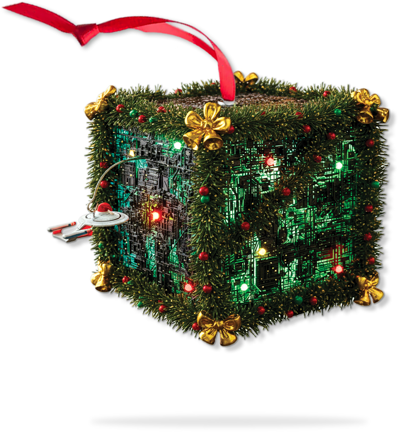 Star Trek The Next Generation Beware the Borg! Christmas Ornament - Image 6