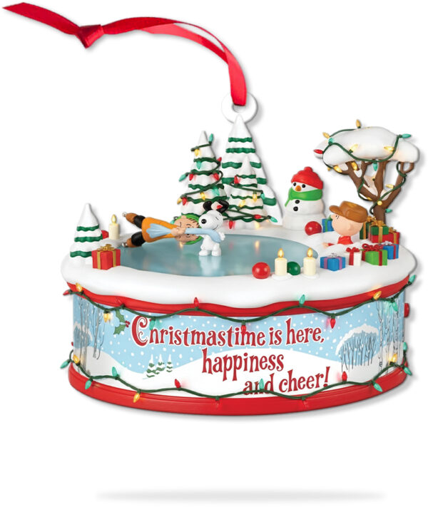 The Peanuts Gang 'Christmastime Is Here' Christmas Ornament - Image 6