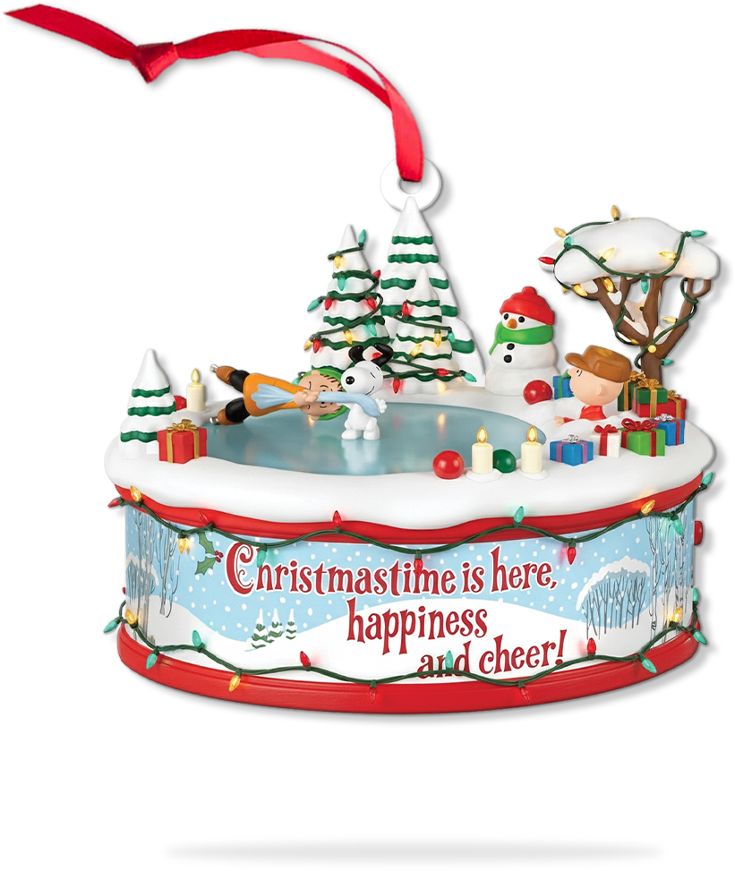 The Peanuts Gang 'Christmastime Is Here' Christmas Ornament - Image 6