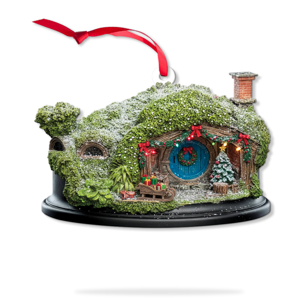 Lord of the Rings Hobbit Hole Christmas Ornament - Image 7