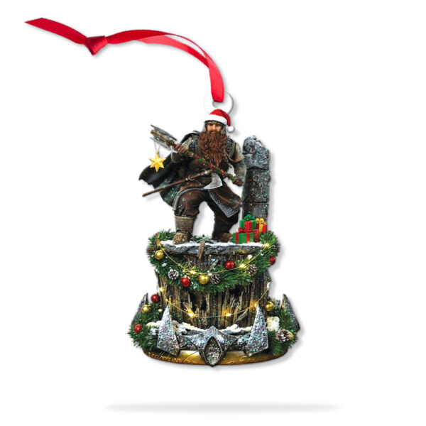 Lord of the Rings Gimli Christmas Ornament - Image 9