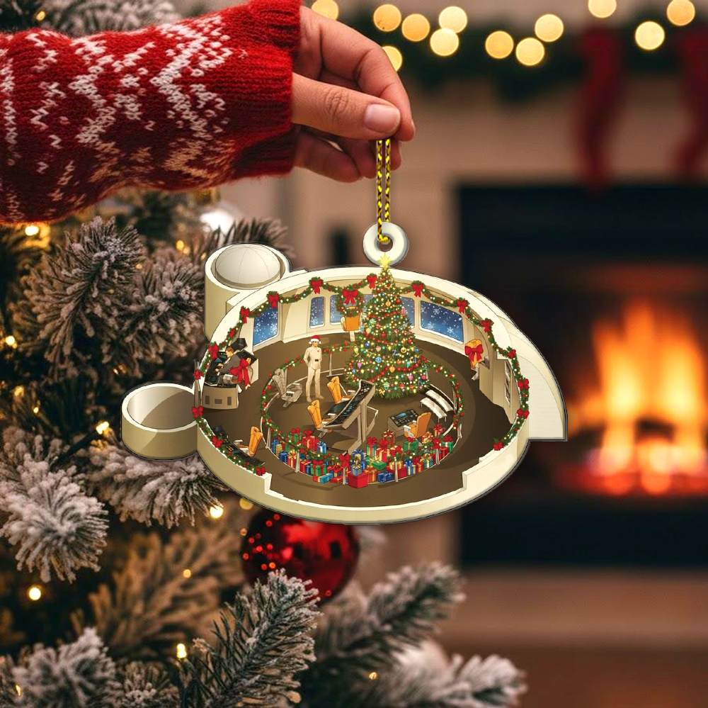 Star Trek NCC-1701 2271-2279 Bridge Enterprise Christmas Ornament - Image 2