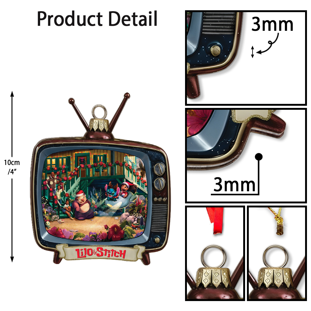 Disney Lilo and Stitch Aloha Christmas Ornament - Image 7
