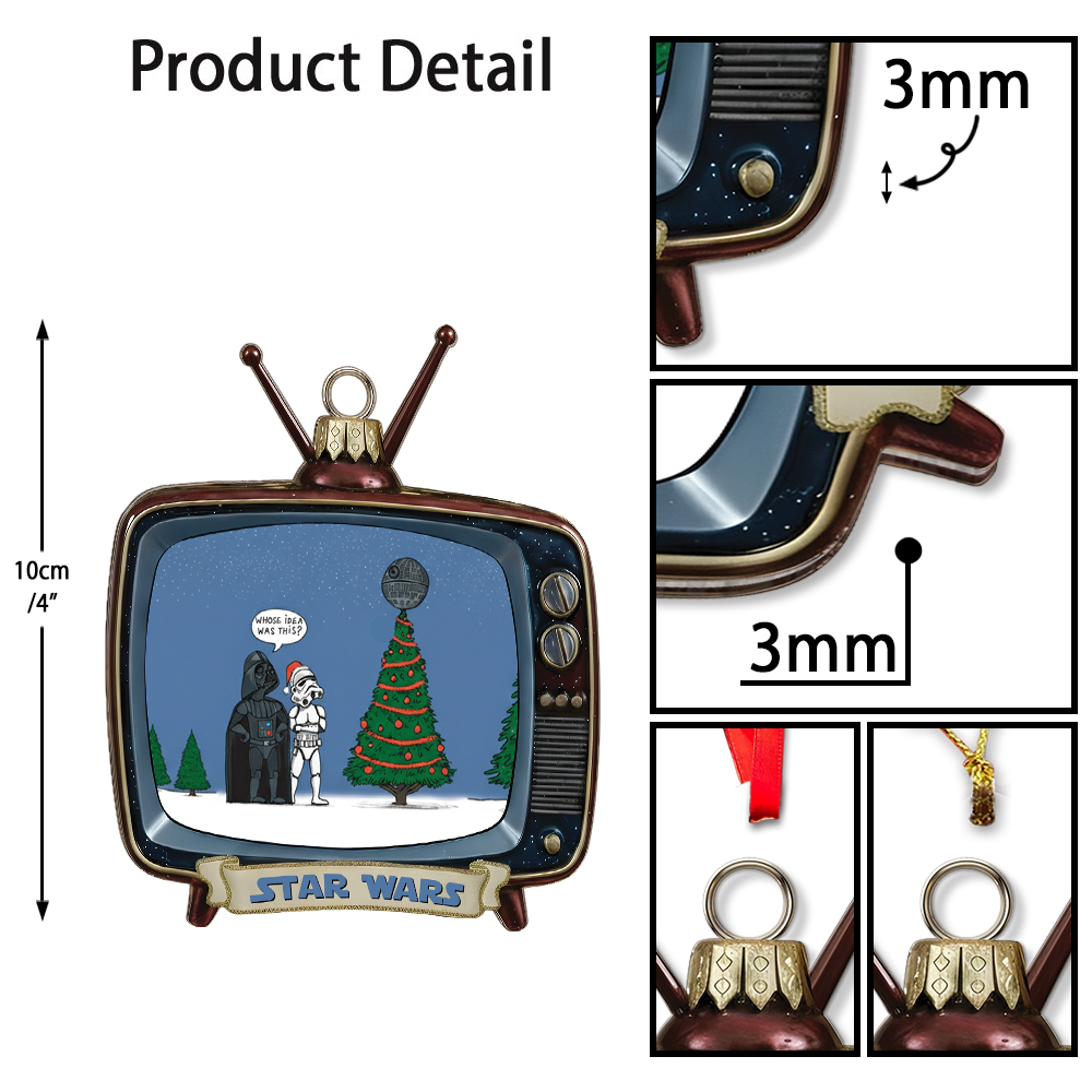 Star Wars Funny Christmas Ornament - Image 7