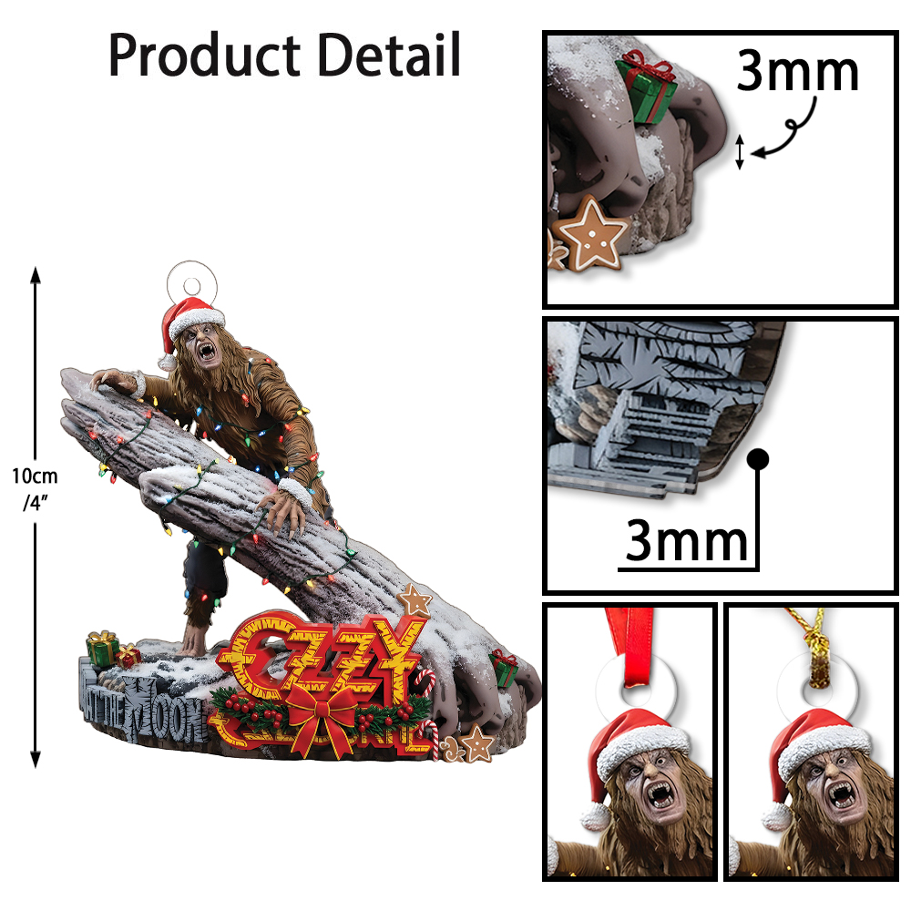 Ozzy Osbourne ‘Bark at the Moon’ Christmas Ornament - Image 6