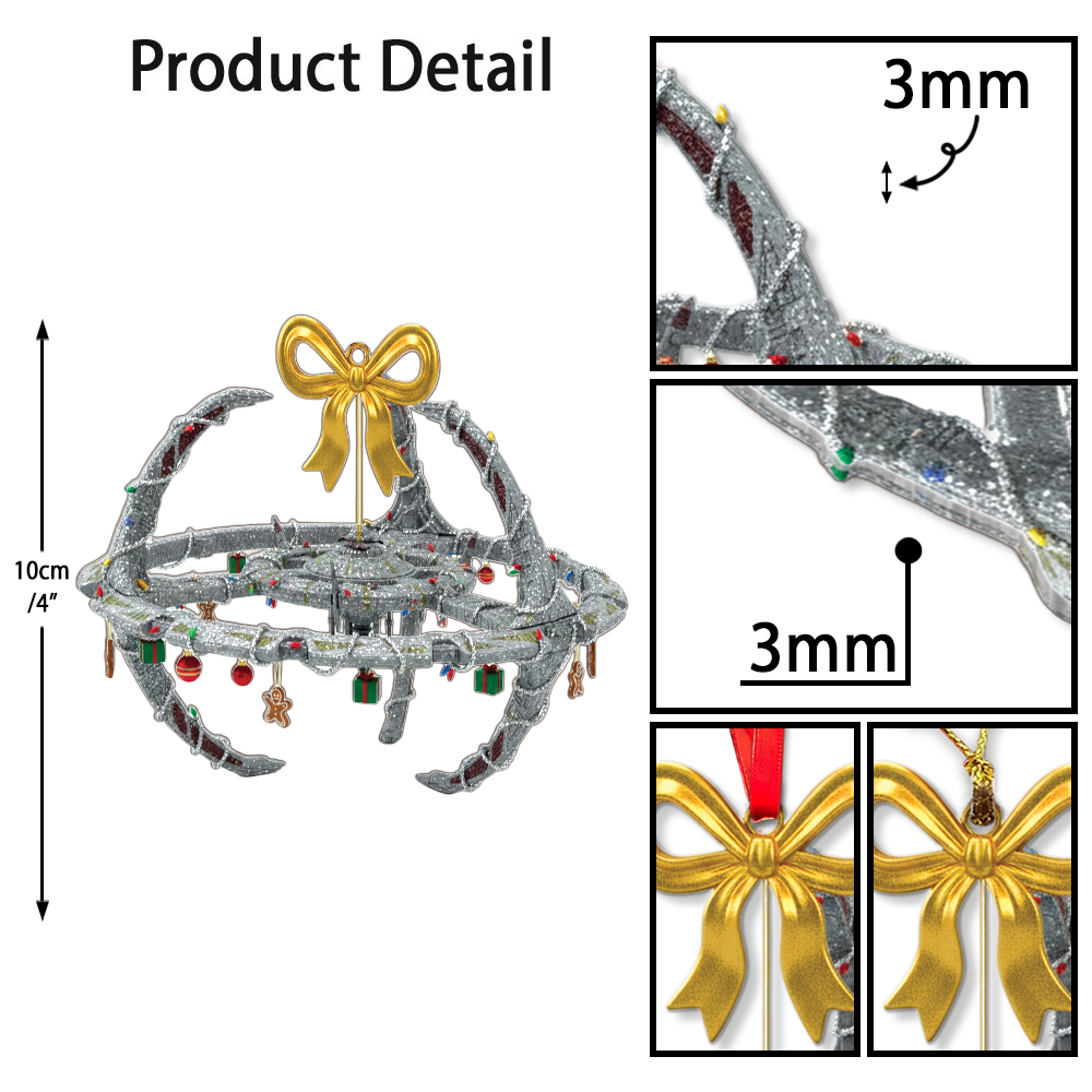 Star Trek Space Station Deep Space Nine Christmas Ornament - Image 5
