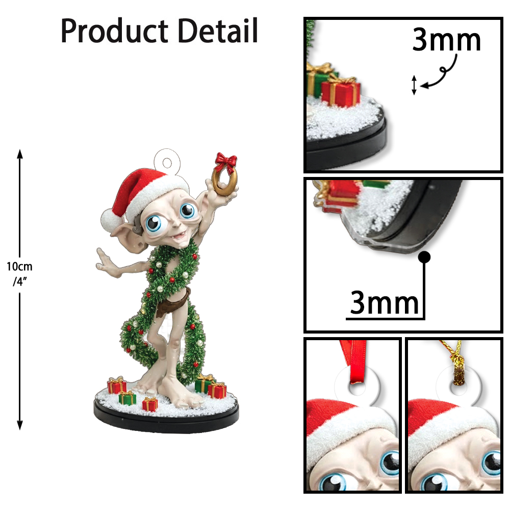 Lord of the Rings Sméagol Christmas Ornament - Image 8