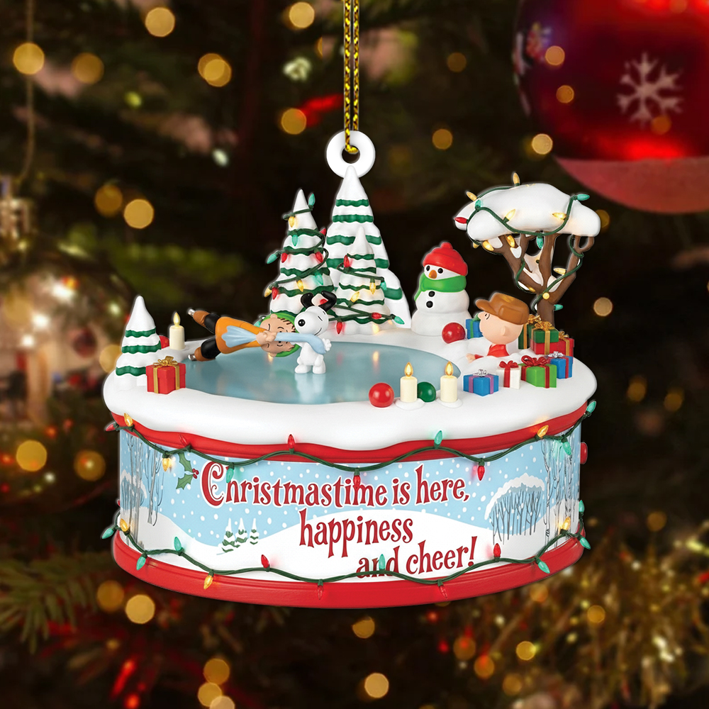 The Peanuts Gang 'Christmastime Is Here' Christmas Ornament - Image 4