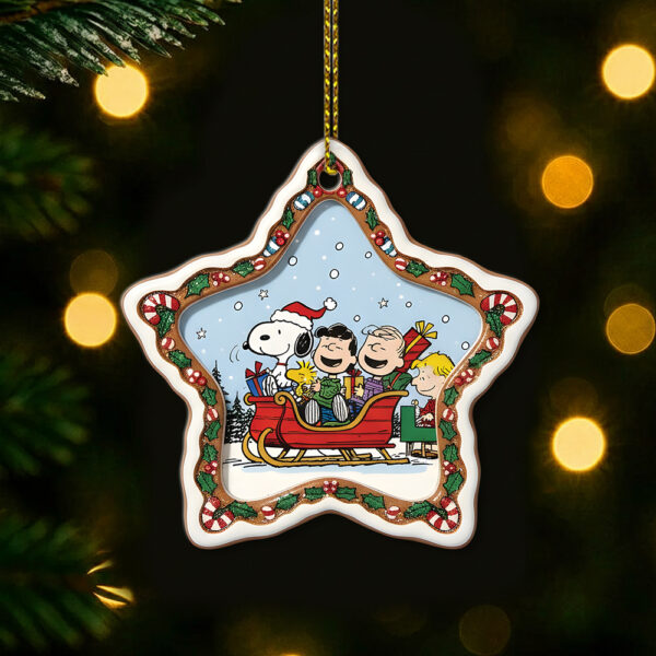 Snoopy And Friends Snow Christmas Ornament - Image 4
