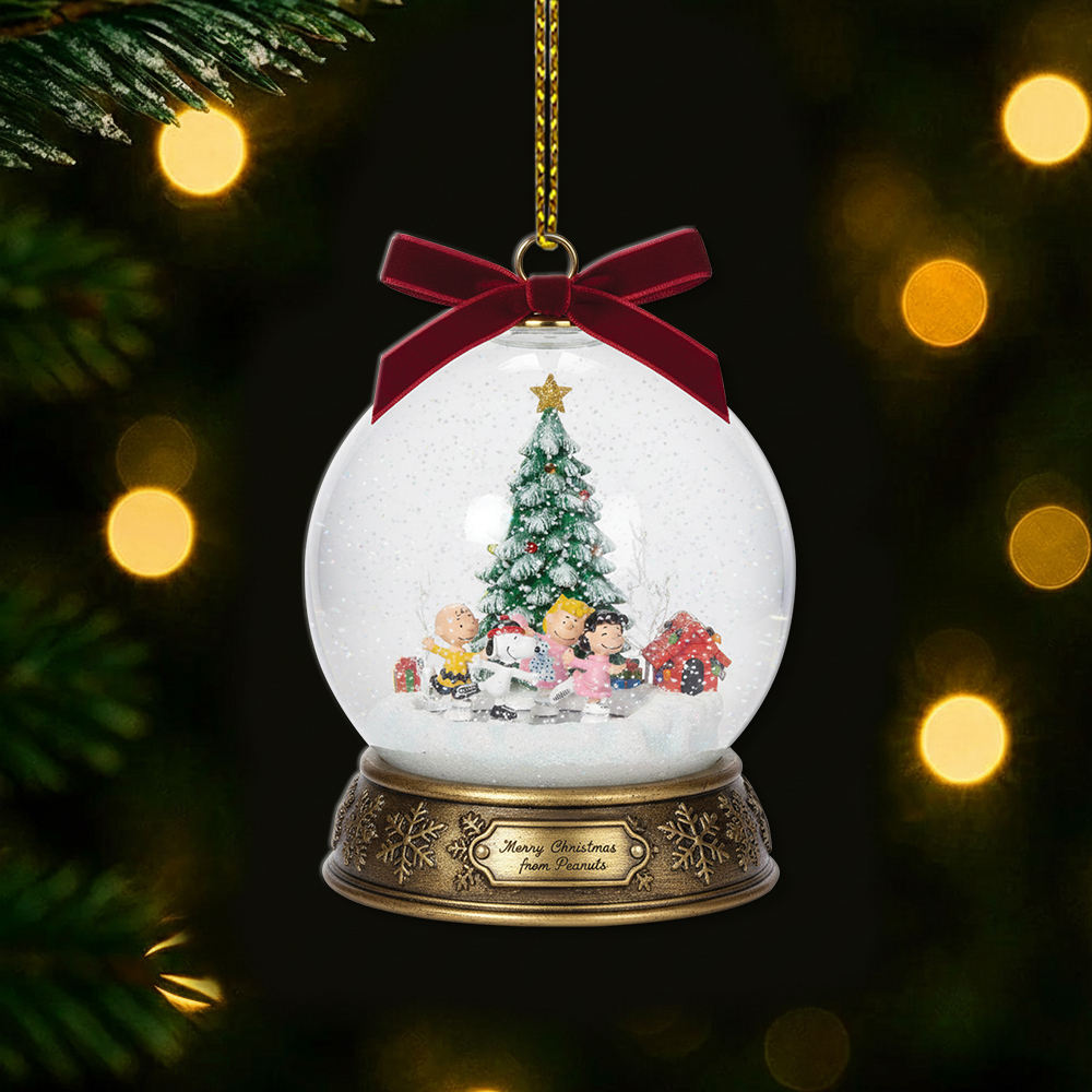 Peanuts Skatepond Musical Christmas Ornament - Image 4