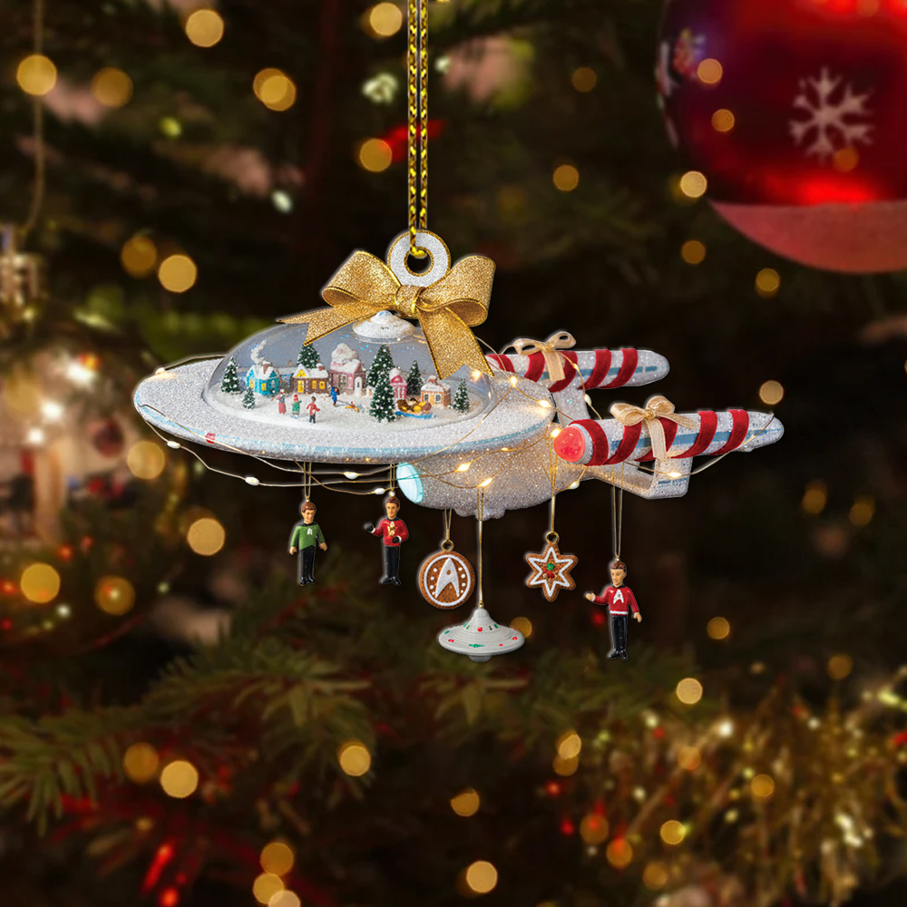 Star Trek U.S.S. Enterprise NCC-1701-C Christmas Ornament - Image 4