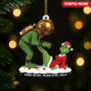 Personalized Naughty Green Monster Couple Local 69 Christmas Ornament