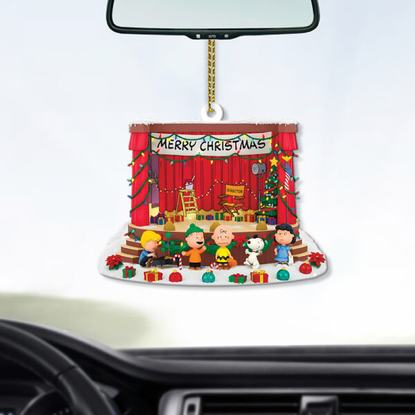 Merry Christmas, Charlie Brown! with Light and Sound Christmas Ornament - Image 2