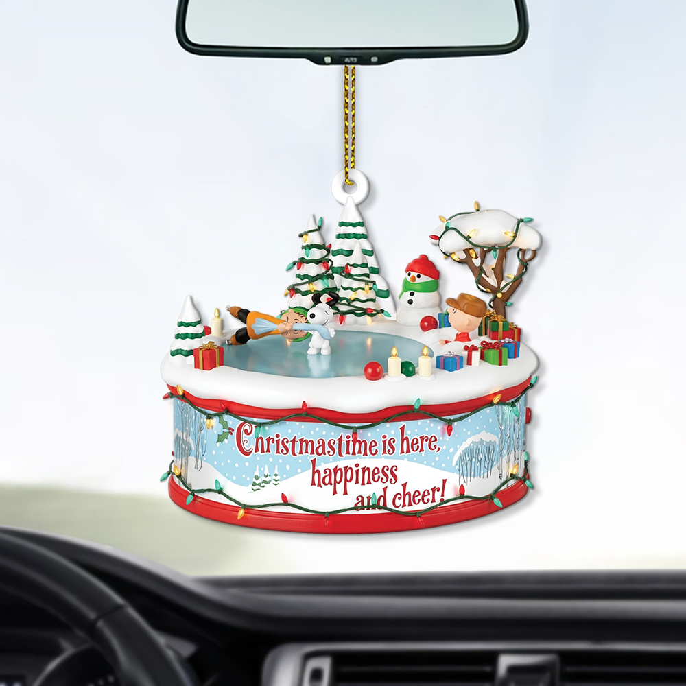 The Peanuts Gang 'Christmastime Is Here' Christmas Ornament - Image 3