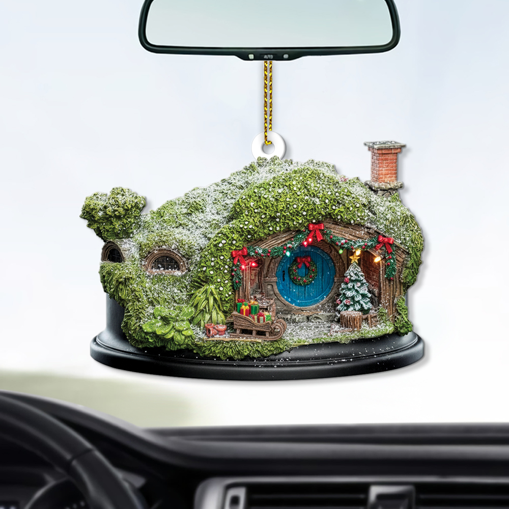 Lord of the Rings Hobbit Hole Christmas Ornament - Image 4
