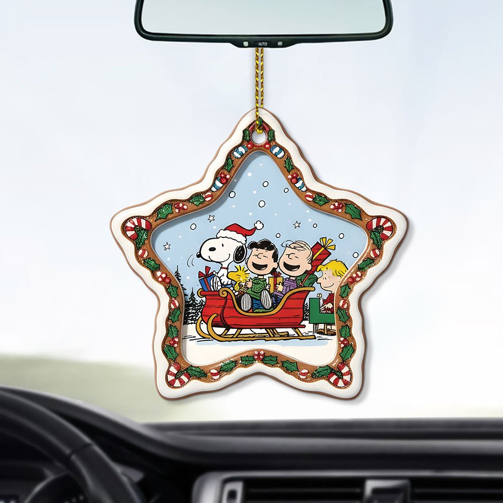 Snoopy And Friends Snow Christmas Ornament - Image 3