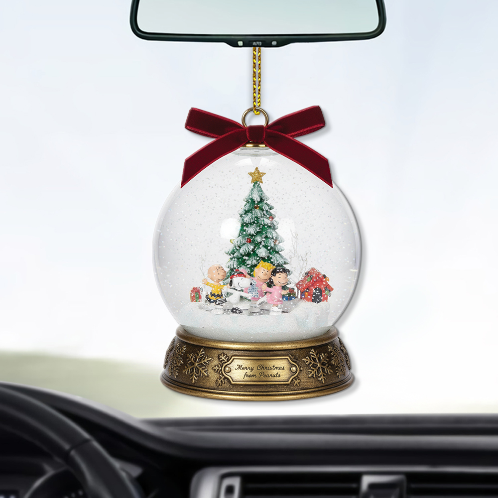 Peanuts Skatepond Musical Christmas Ornament - Image 3