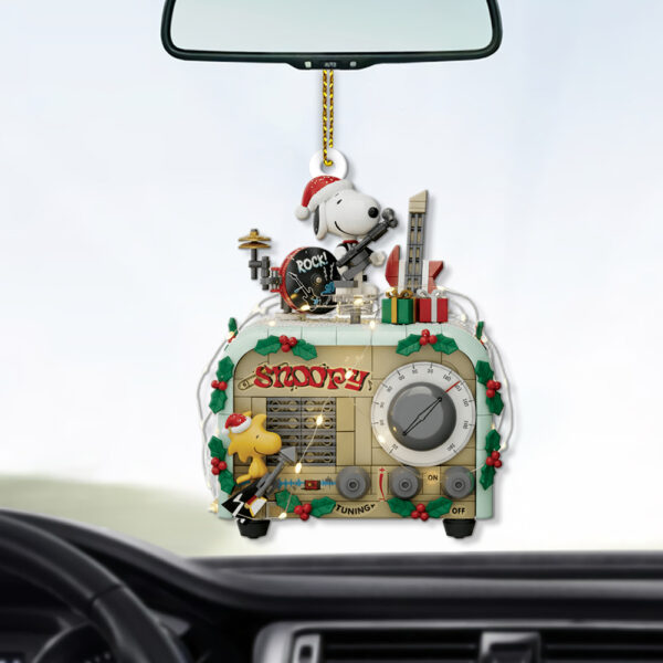 Peanuts Snoopy Radio Christmas Ornament - Image 6