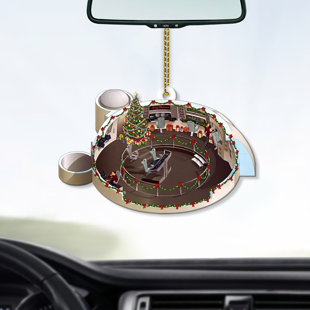 Star Trek NCC-1701 2279-2285 Bridge Enterprise Christmas Ornament - Image 6