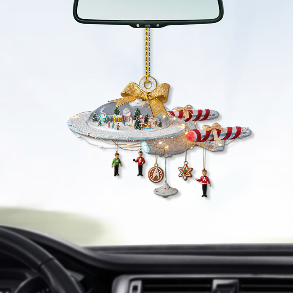 Star Trek U.S.S. Enterprise NCC-1701-C Christmas Ornament - Image 3