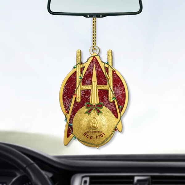 Star Trek U.S.S. Enterprise NCC-1701 Christmas Ornament - Image 3