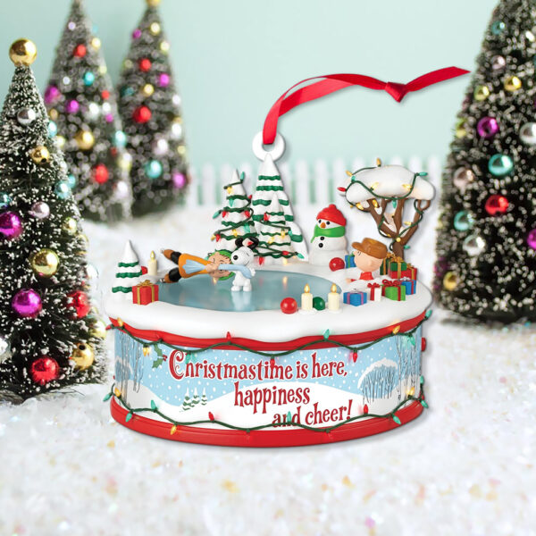 The Peanuts Gang 'Christmastime Is Here' Christmas Ornament - Image 2