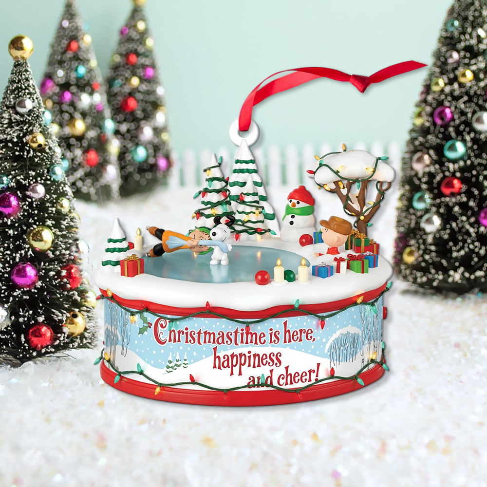 The Peanuts Gang 'Christmastime Is Here' Christmas Ornament - Image 2