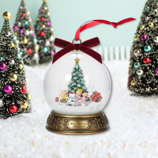 Peanuts Skatepond Musical Christmas Ornament - Image 2