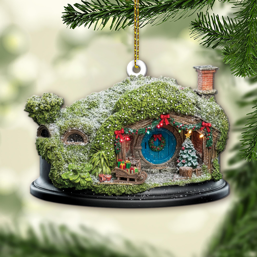 Lord of the Rings Hobbit Hole Christmas Ornament - Image 2