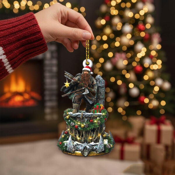 Lord of the Rings Gimli Christmas Ornament - Image 3