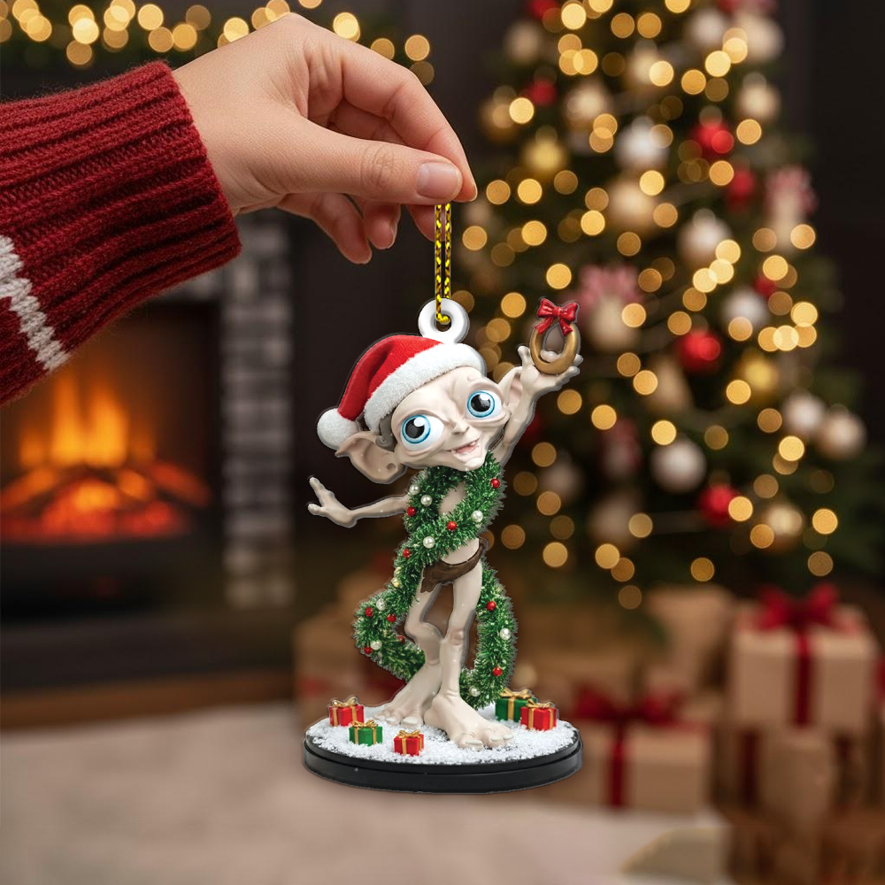 Lord of the Rings Sméagol Christmas Ornament - Image 3