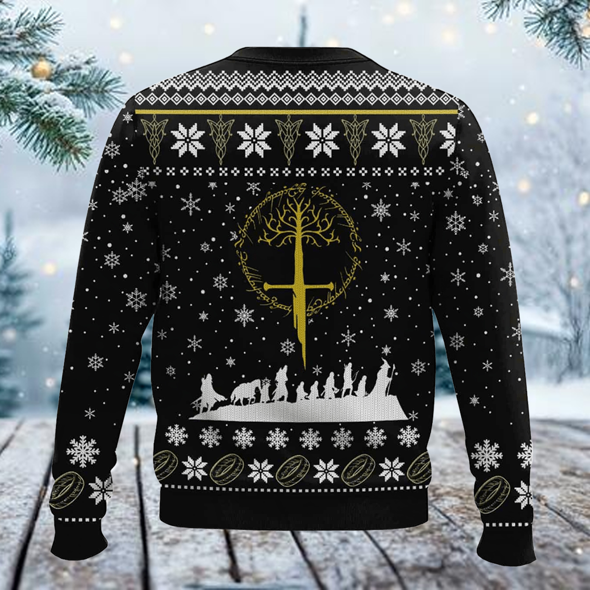 Aragorn They Will Hold The Lord Of The Rings Christmas Knitted Sweater - Image 3