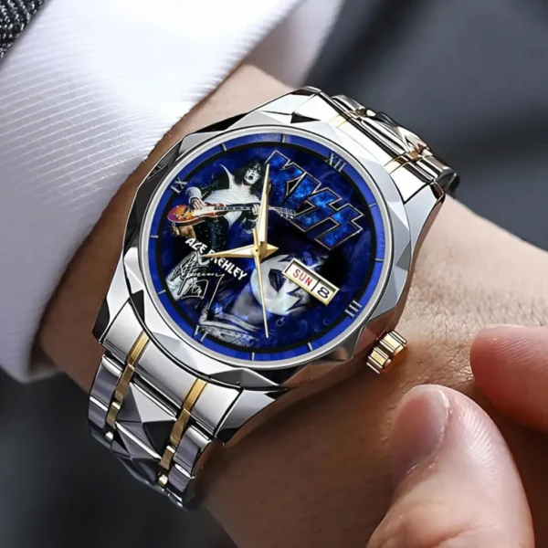 KISS x Ace Frehley Alloy Luxury Quartz Watch - 116872 - Image 3