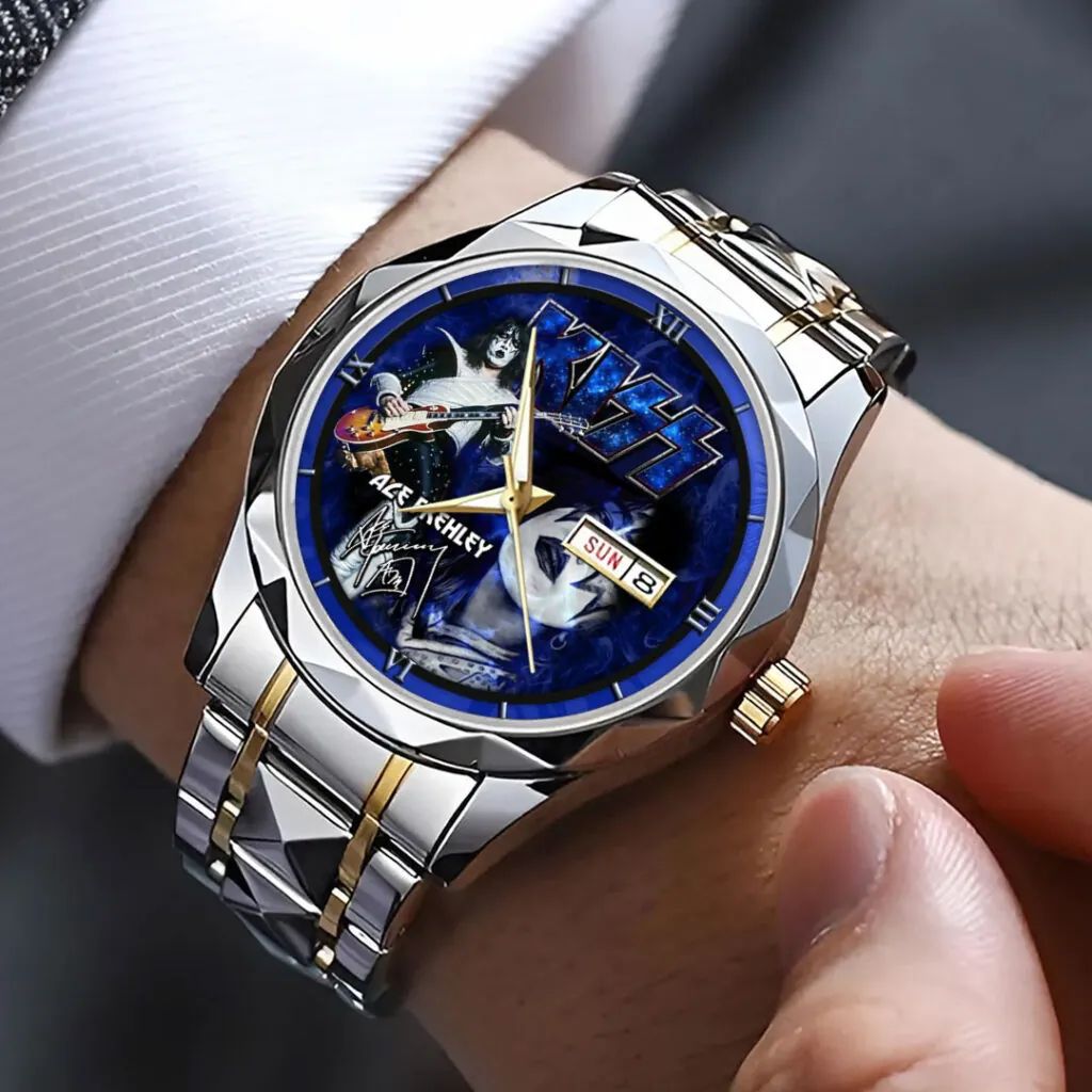 KISS x Ace Frehley Alloy Luxury Quartz Watch - 116872 - Image 3
