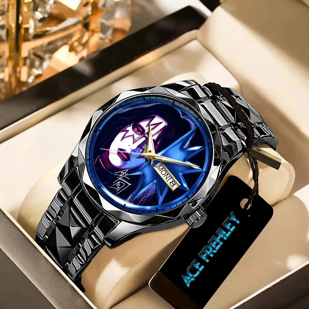 KISS x Ace Frehley Alloy Luxury Quartz Watch- THK 116825