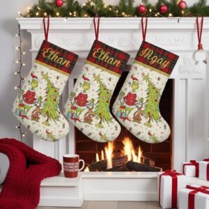 Personalized Grinch Christmas Stocking