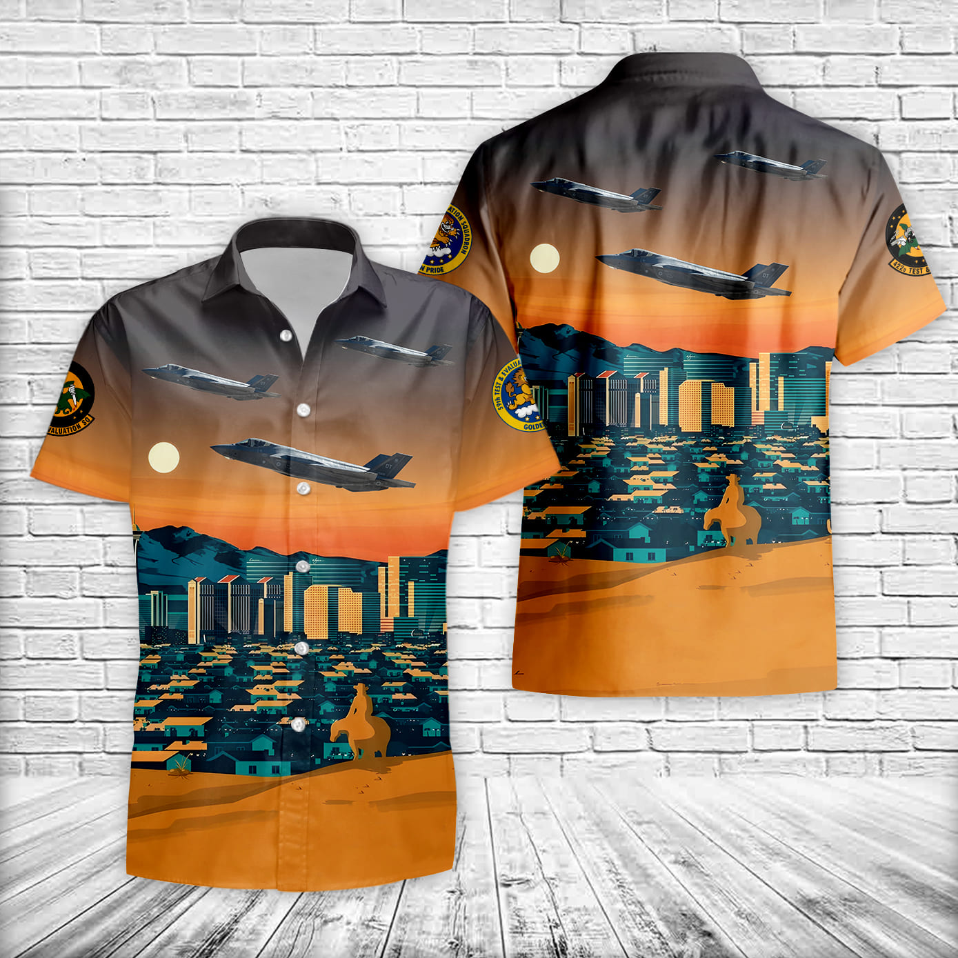 US Air Force 422d and 59th Test and Evaluation Squadron Hawaiian Shirt 115862