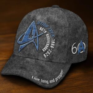 Alternative view of Star Trek The Original Series 60th Anniversary Classic Cap - THK116418