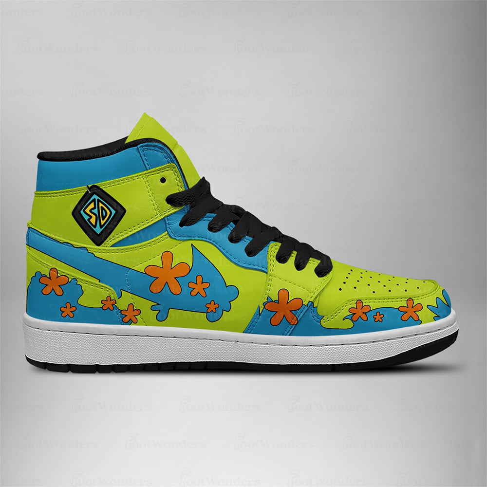 Scooby-Doo Christmas AJ1 High Sneakers Shoes - THK116971 - Image 3