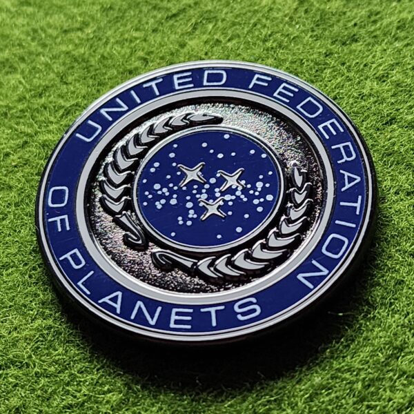United Federation of Planets Metal Enamel Pin - Image 2