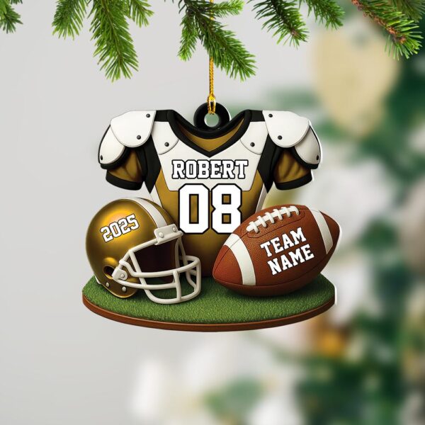 American Football Christmas Ornament Gift For Fans - Image 5
