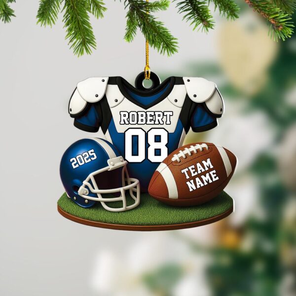 American Football Christmas Ornament Gift For Fans - Image 6