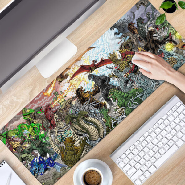 Godzilla Kaiju Battle LED Desk Mat - Image 3