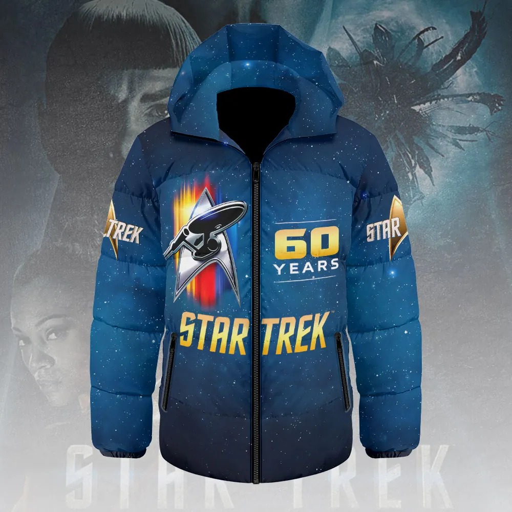 Star Trek The Original Series 60th Anniversary Waterproof Thickened Down Jacket - Image 2