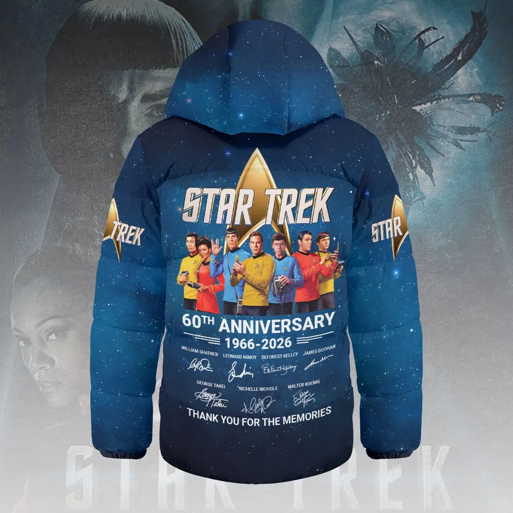 Star Trek The Original Series 60th Anniversary Waterproof Thickened Down Jacket - Image 3