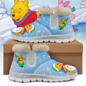 Winnie the Pooh Christmas Snow Boots Shoes